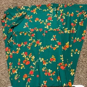 Lularoe maxi skirt floral